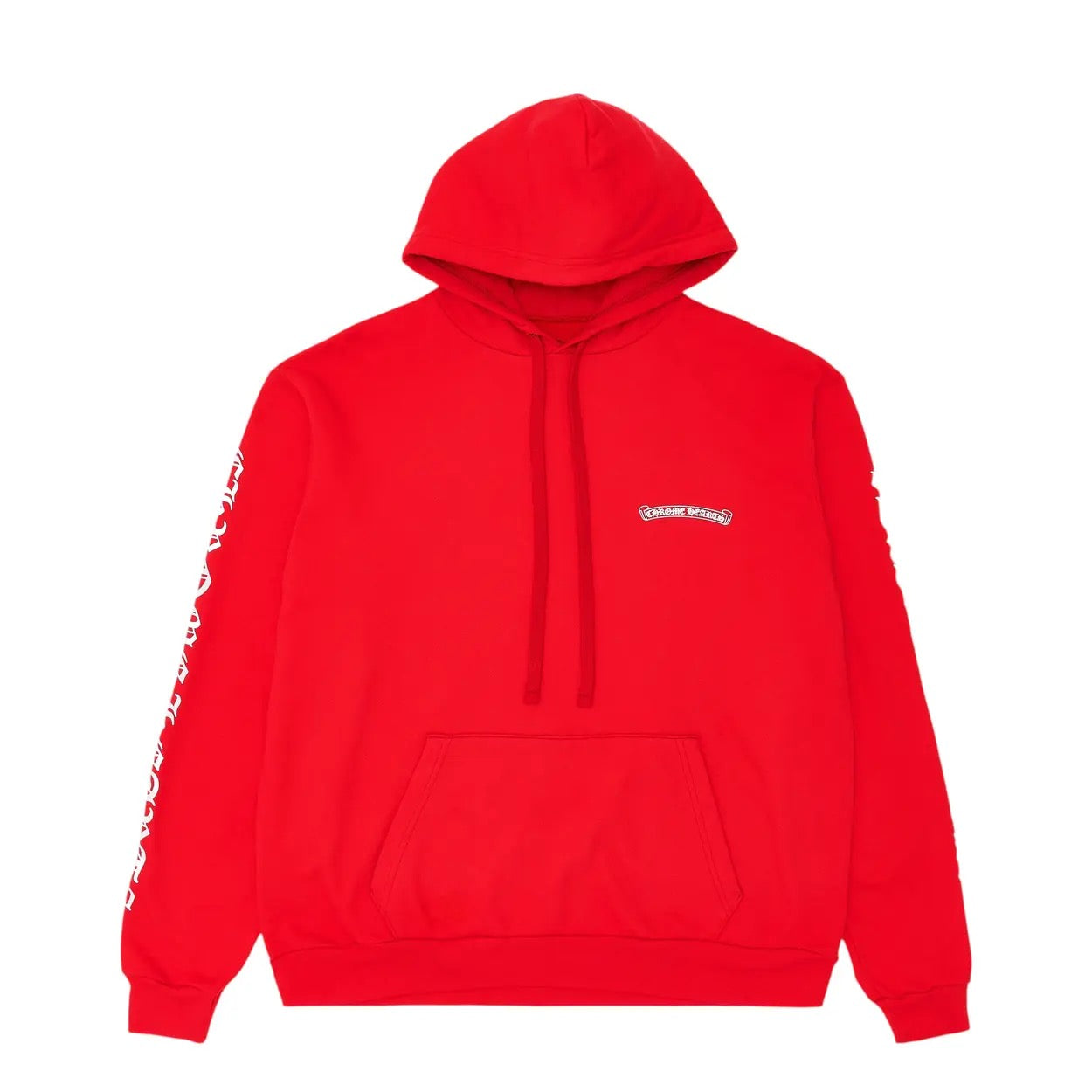 Chrome heart red hoodie