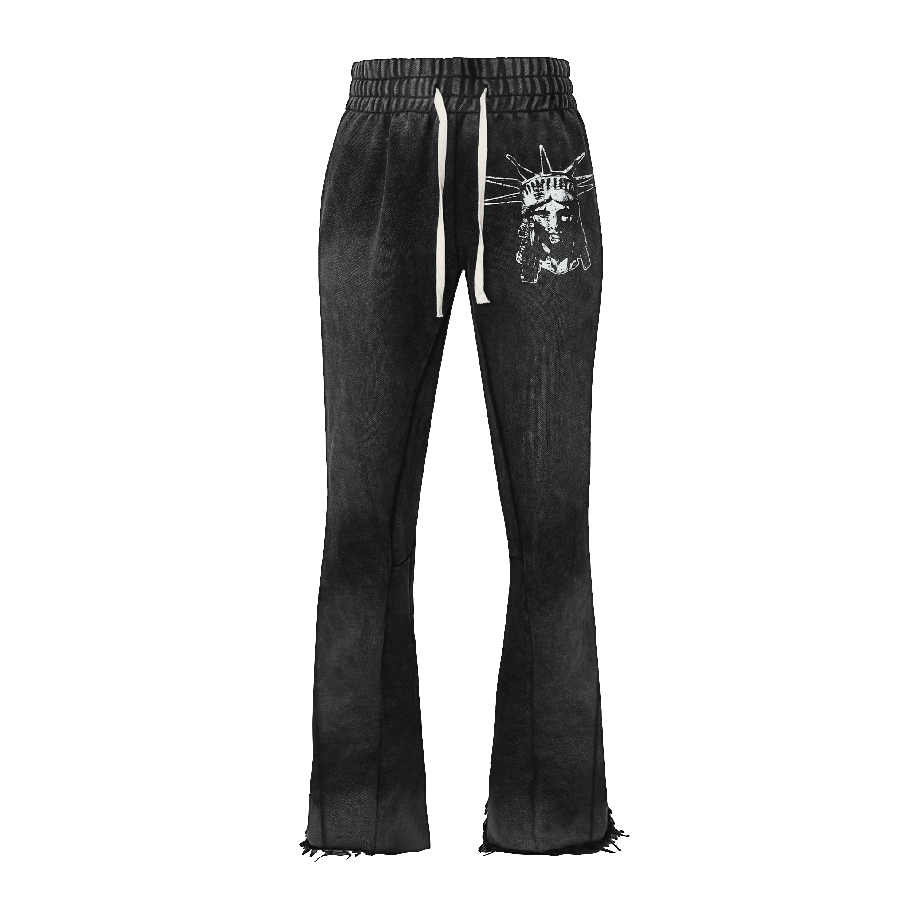 Black Flare Sweatpants