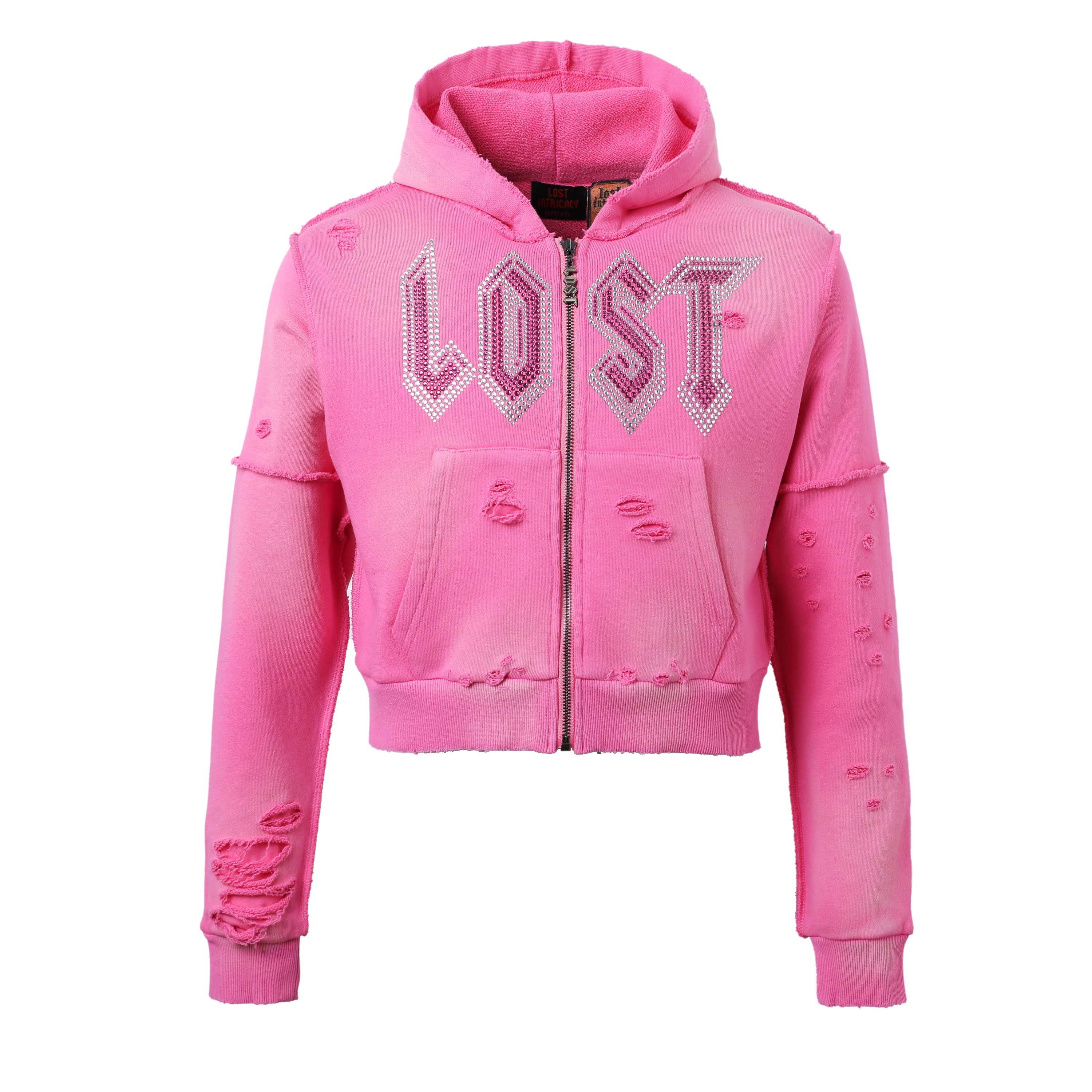 Women's Pink Zip Up
