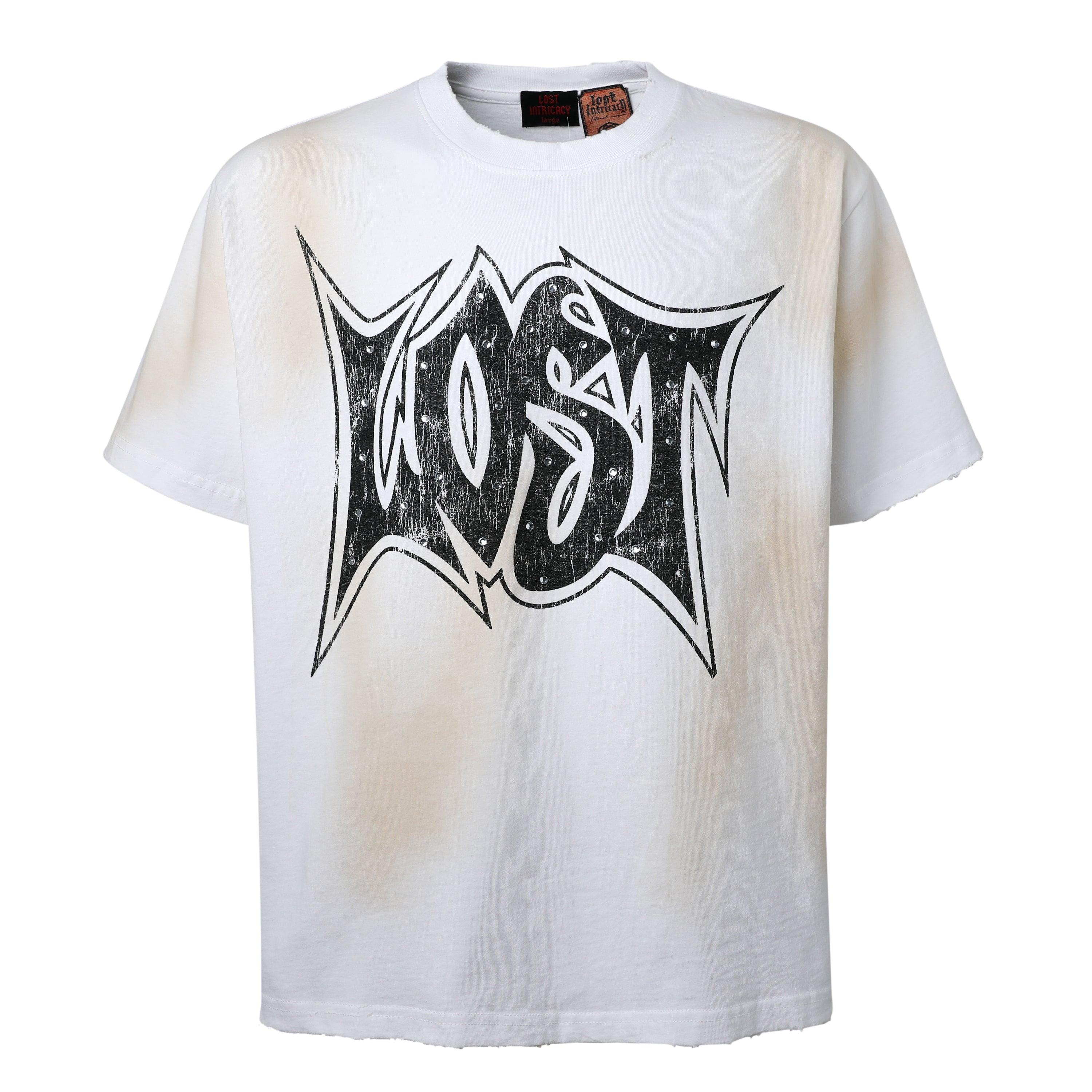 White Lost Outline T-Shirt