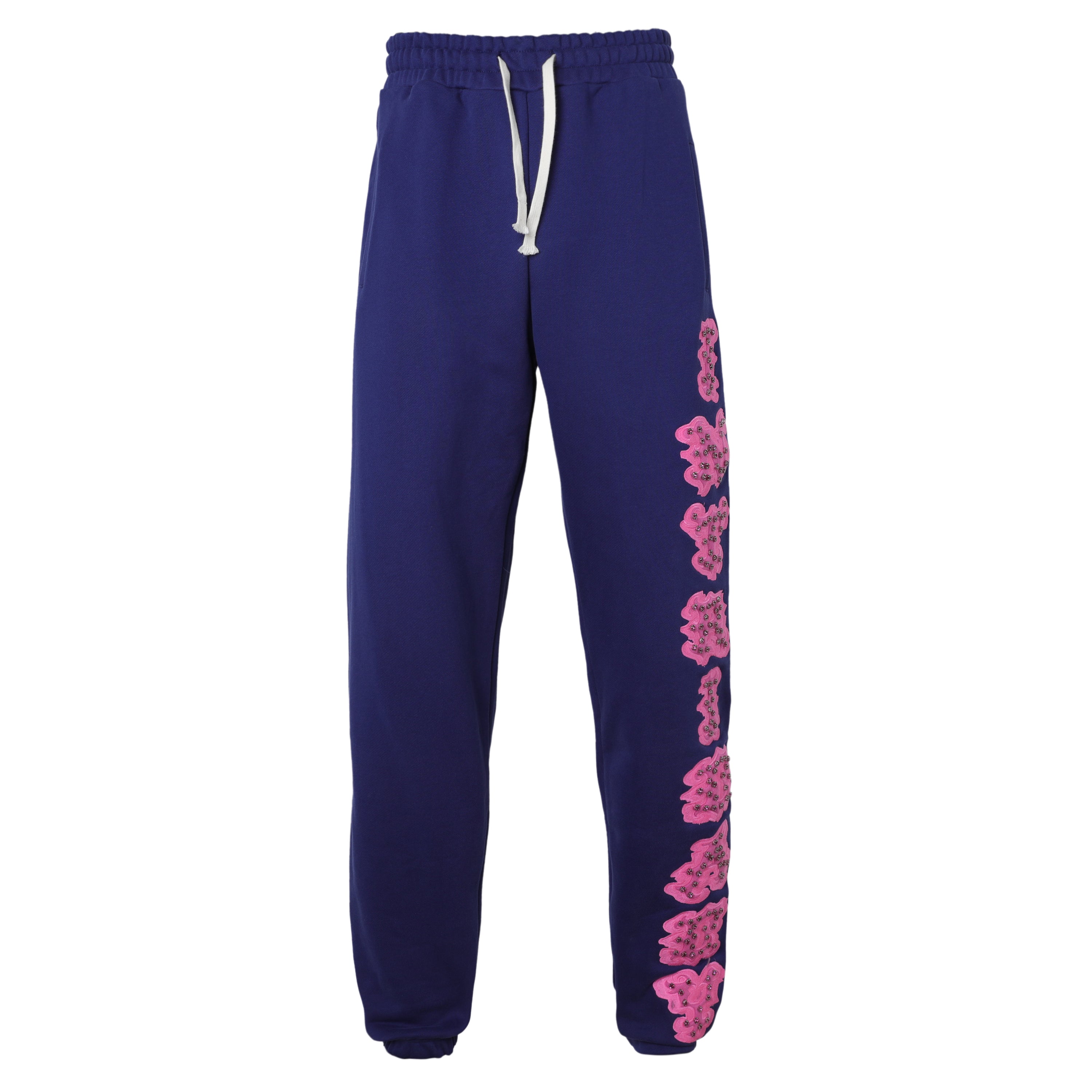 Navy/Pink Patch Pants