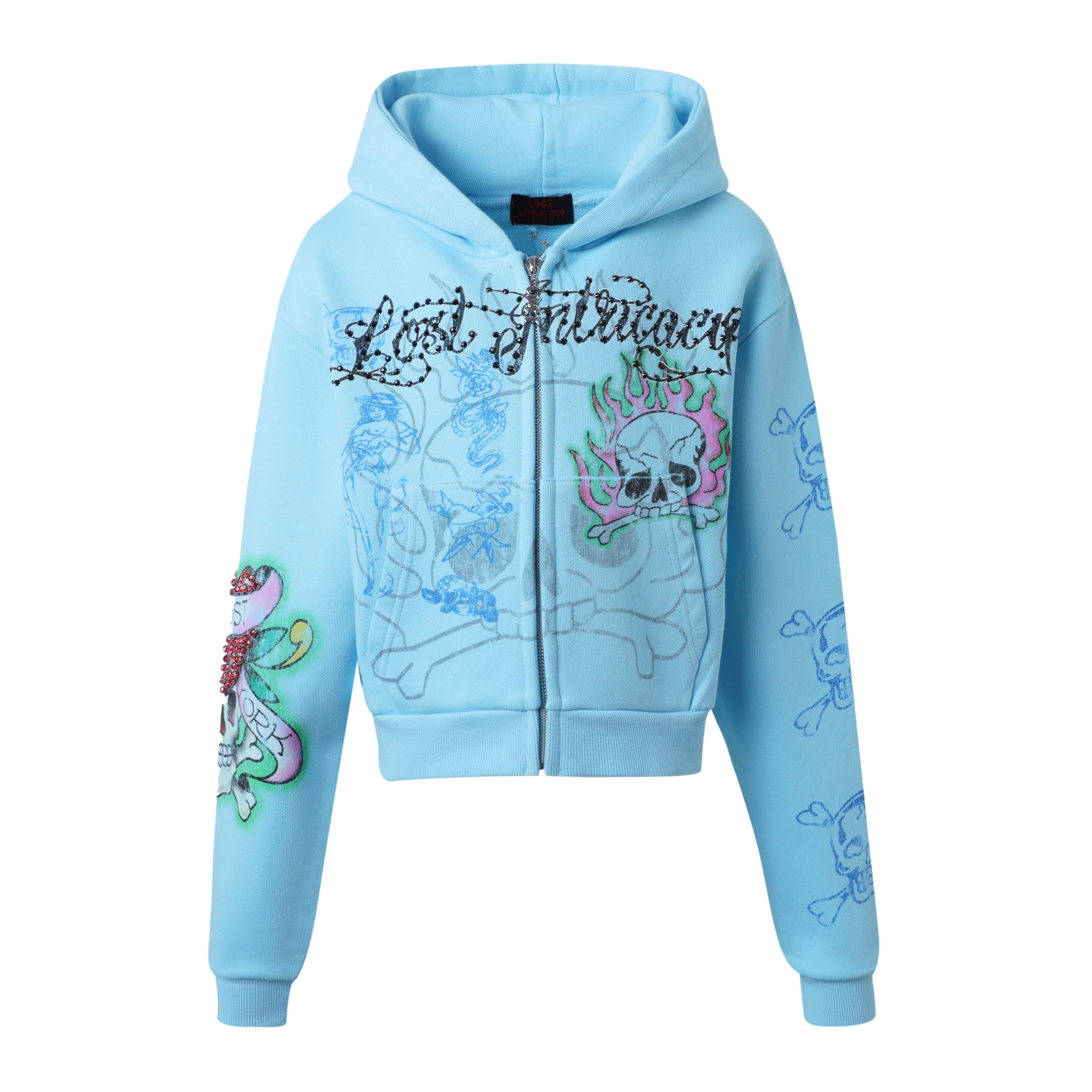 Women's Ink & Bones Zip Up