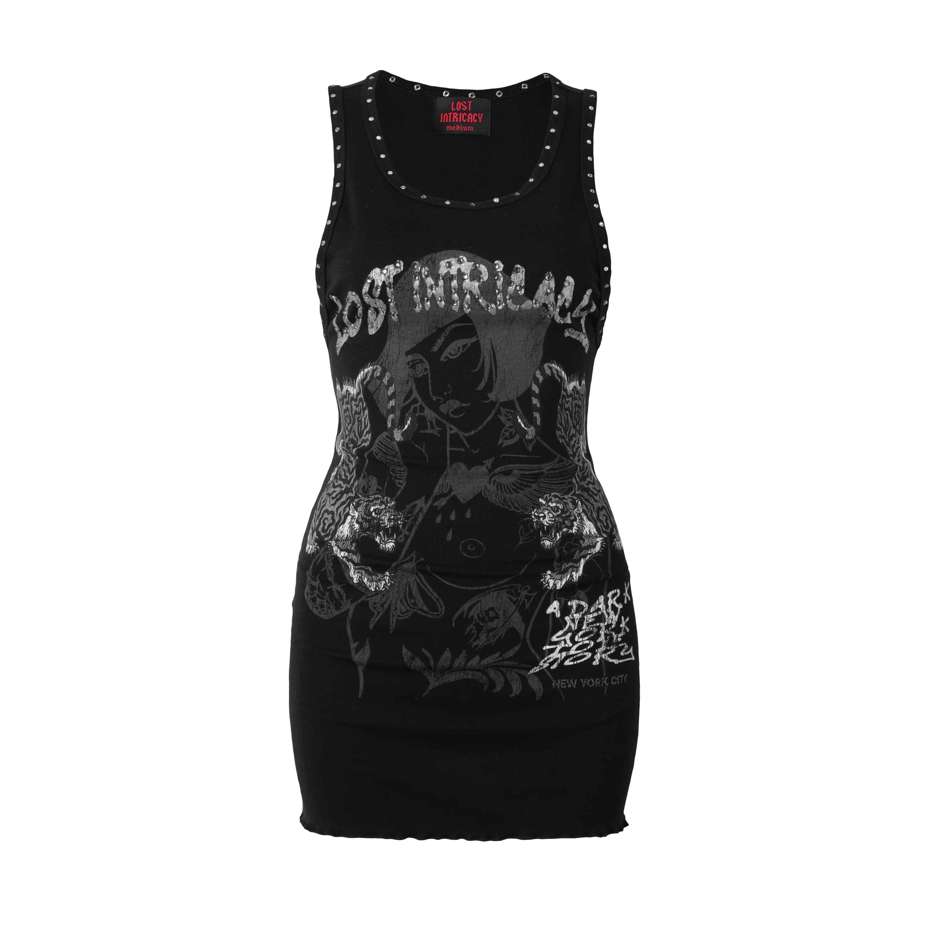 Black Twin Tiger Dress