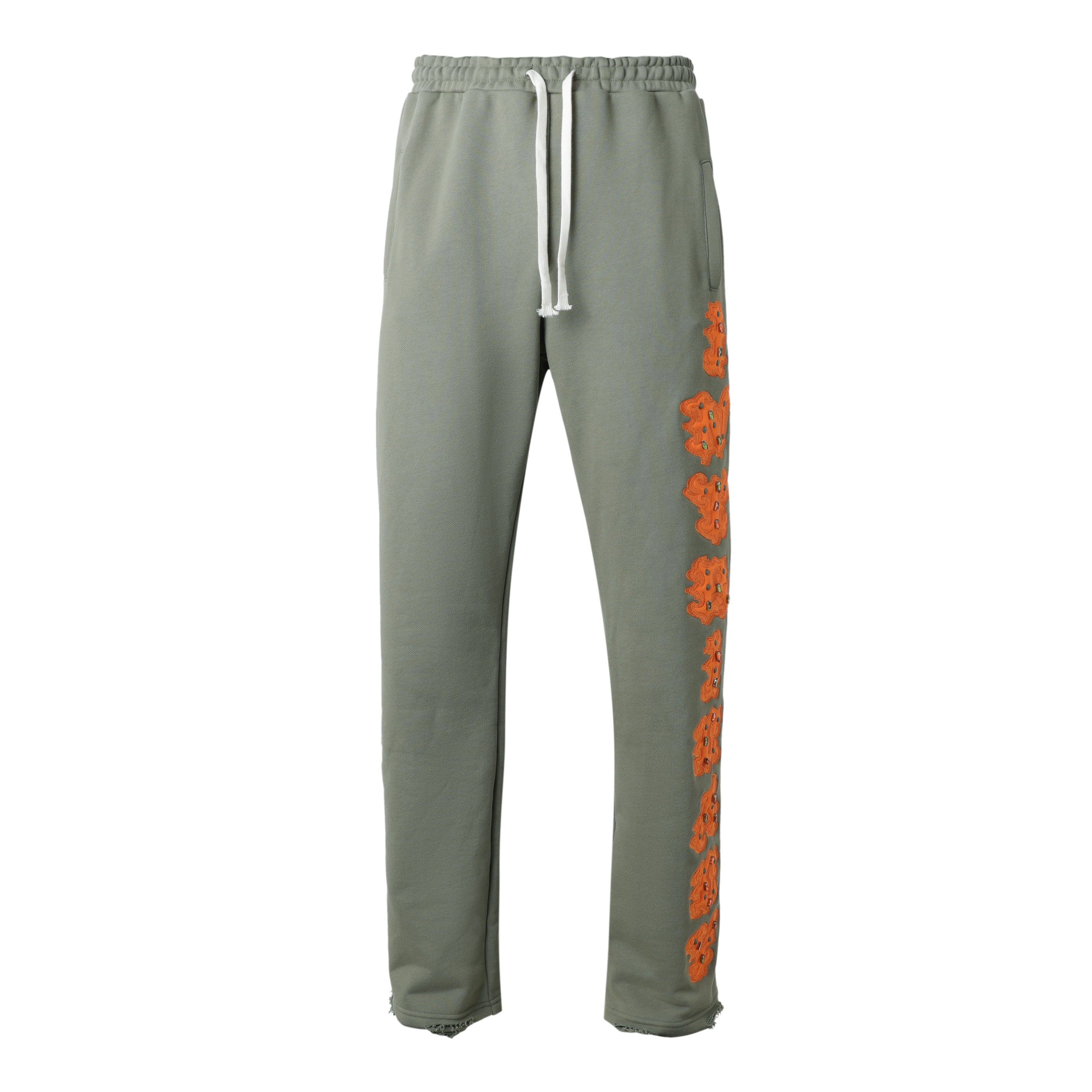 Green/Orange Patch Sweatpants