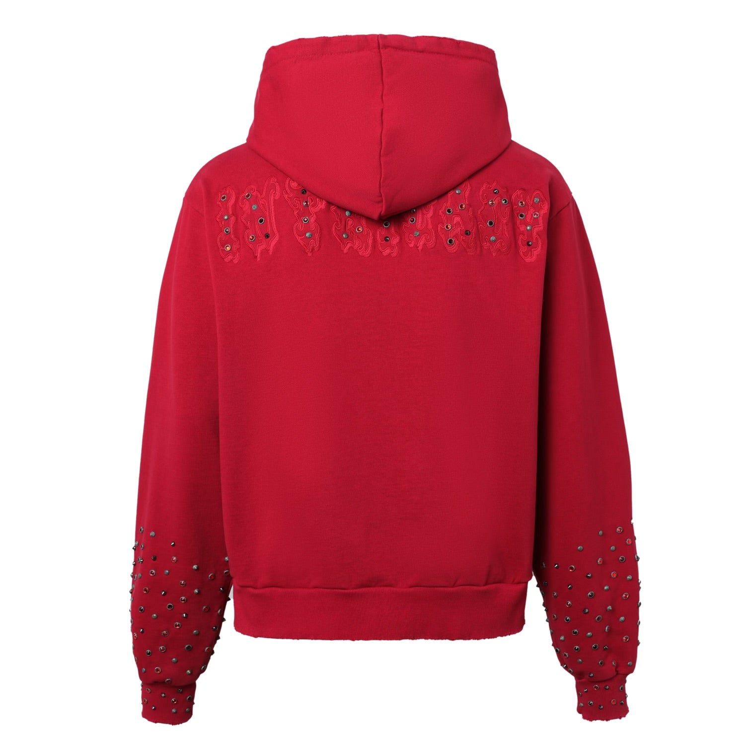 Washed Red Patch Zip up