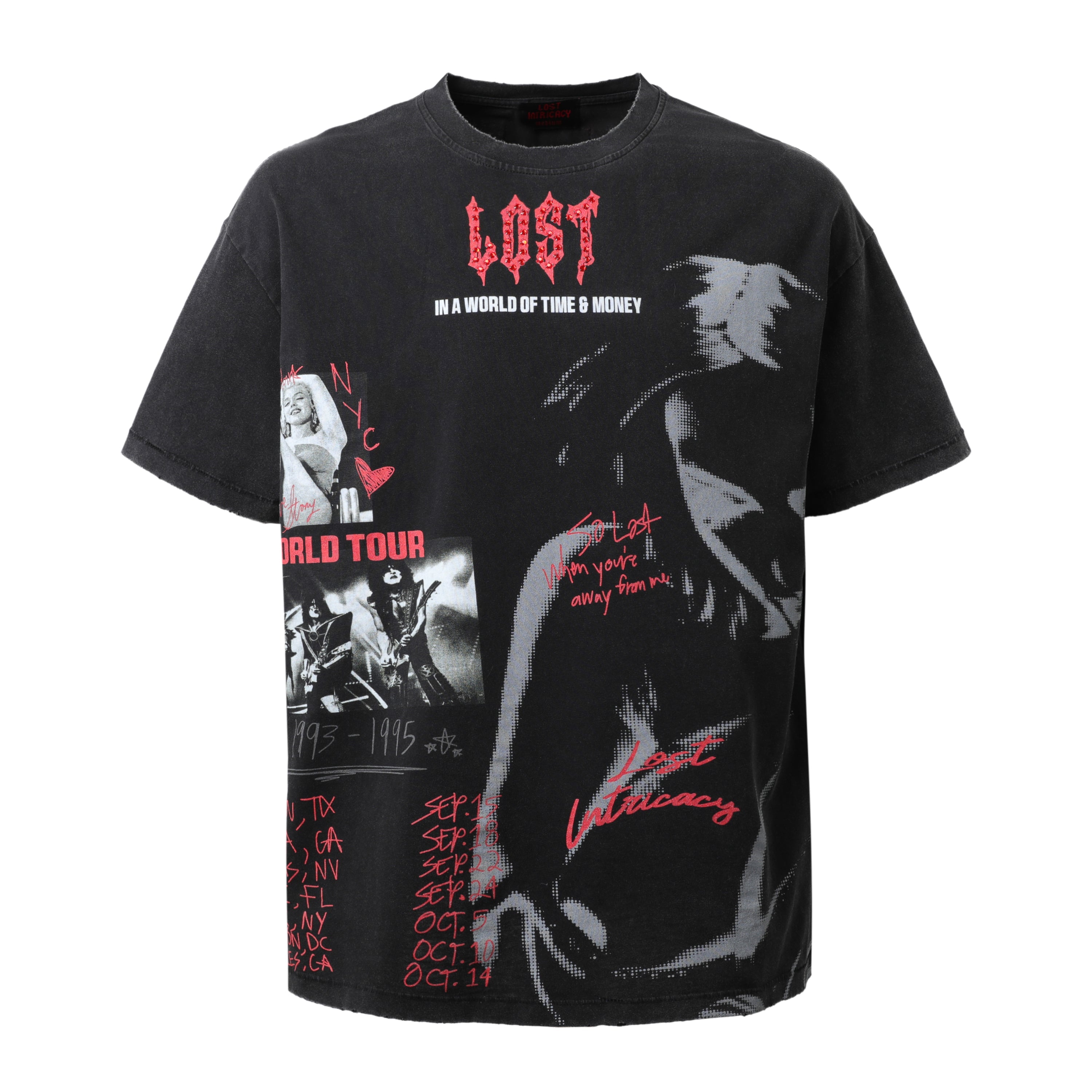 Black Broken Hearts T Shirt