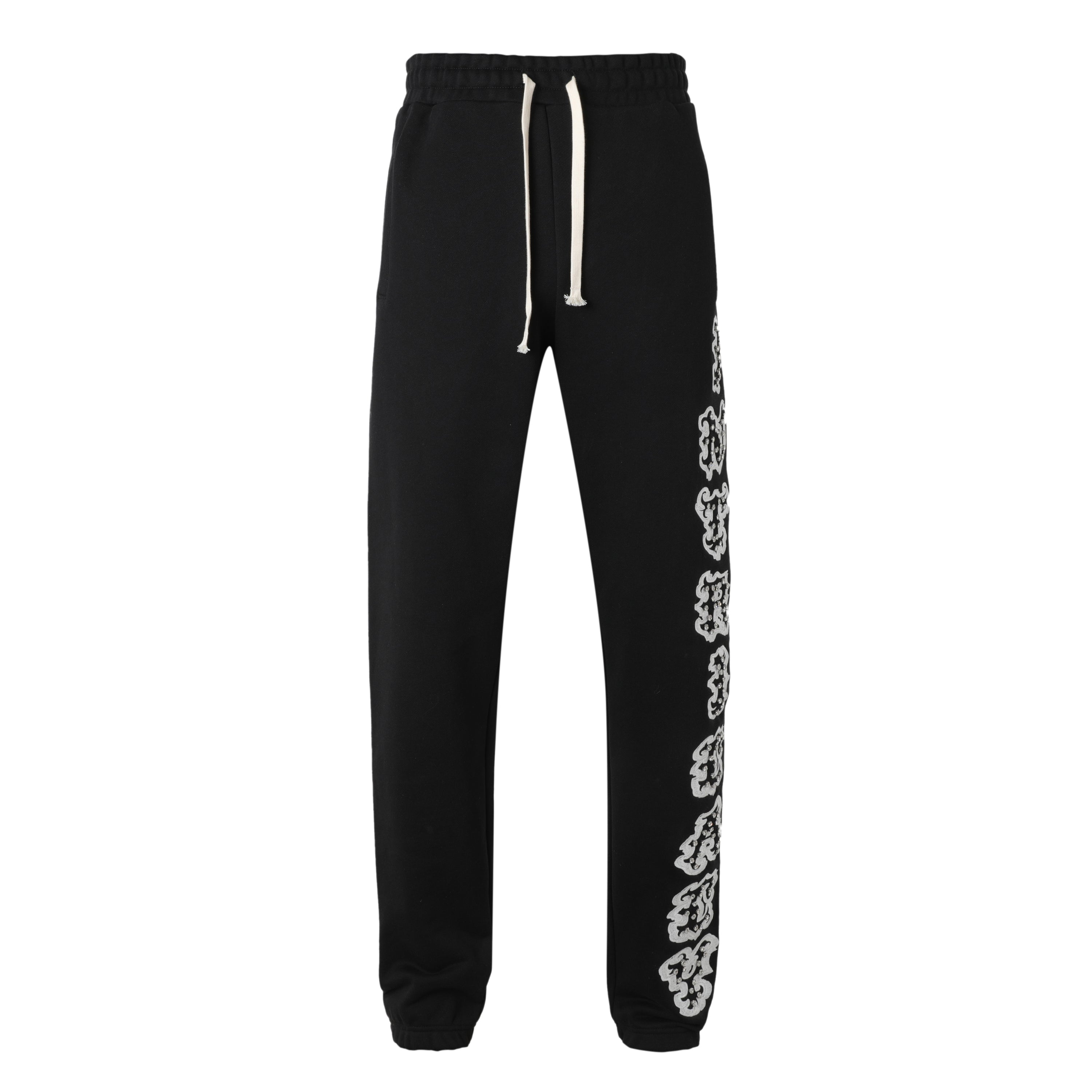 Black 2.0 Patch Sweatpants