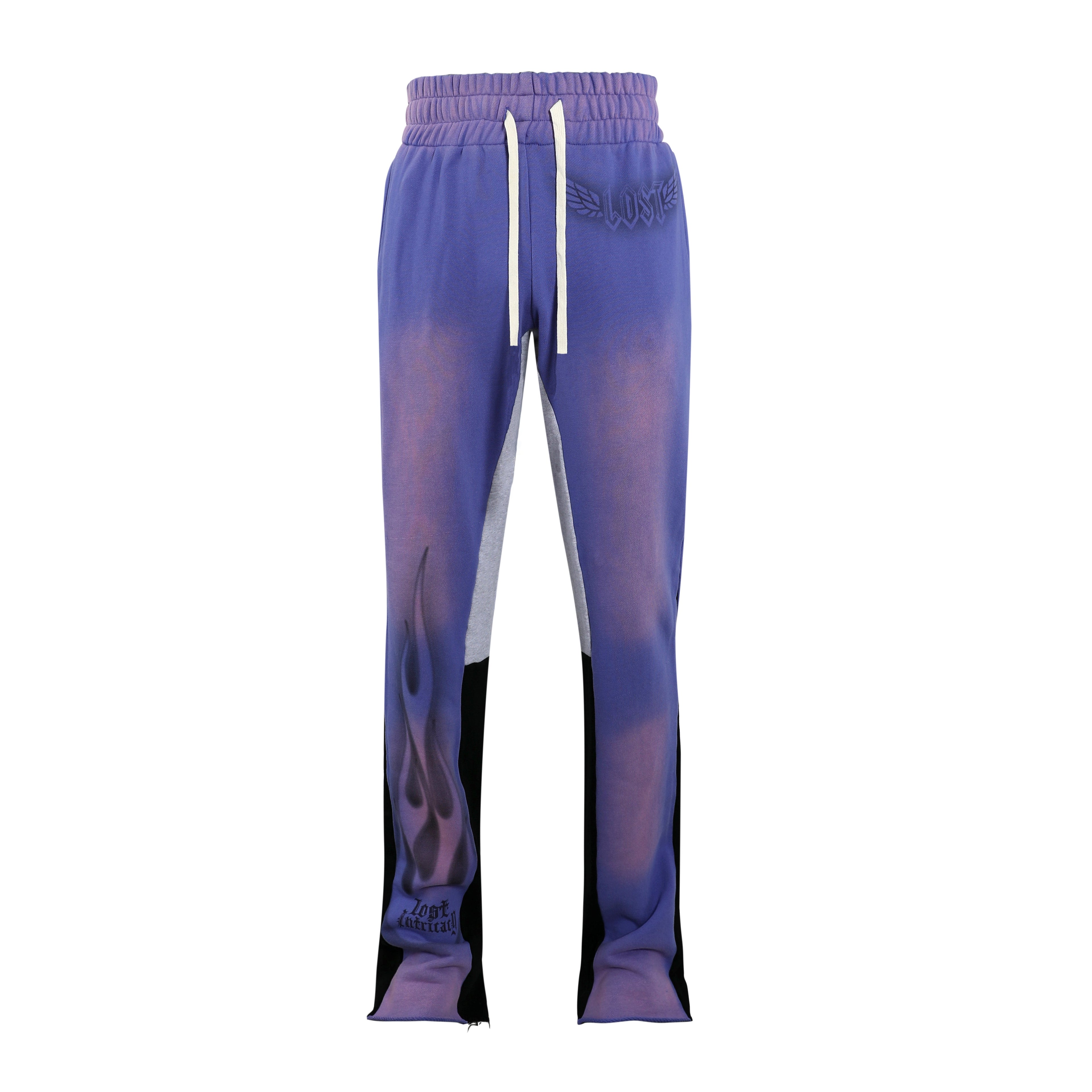 Purple Flare Sweatpants