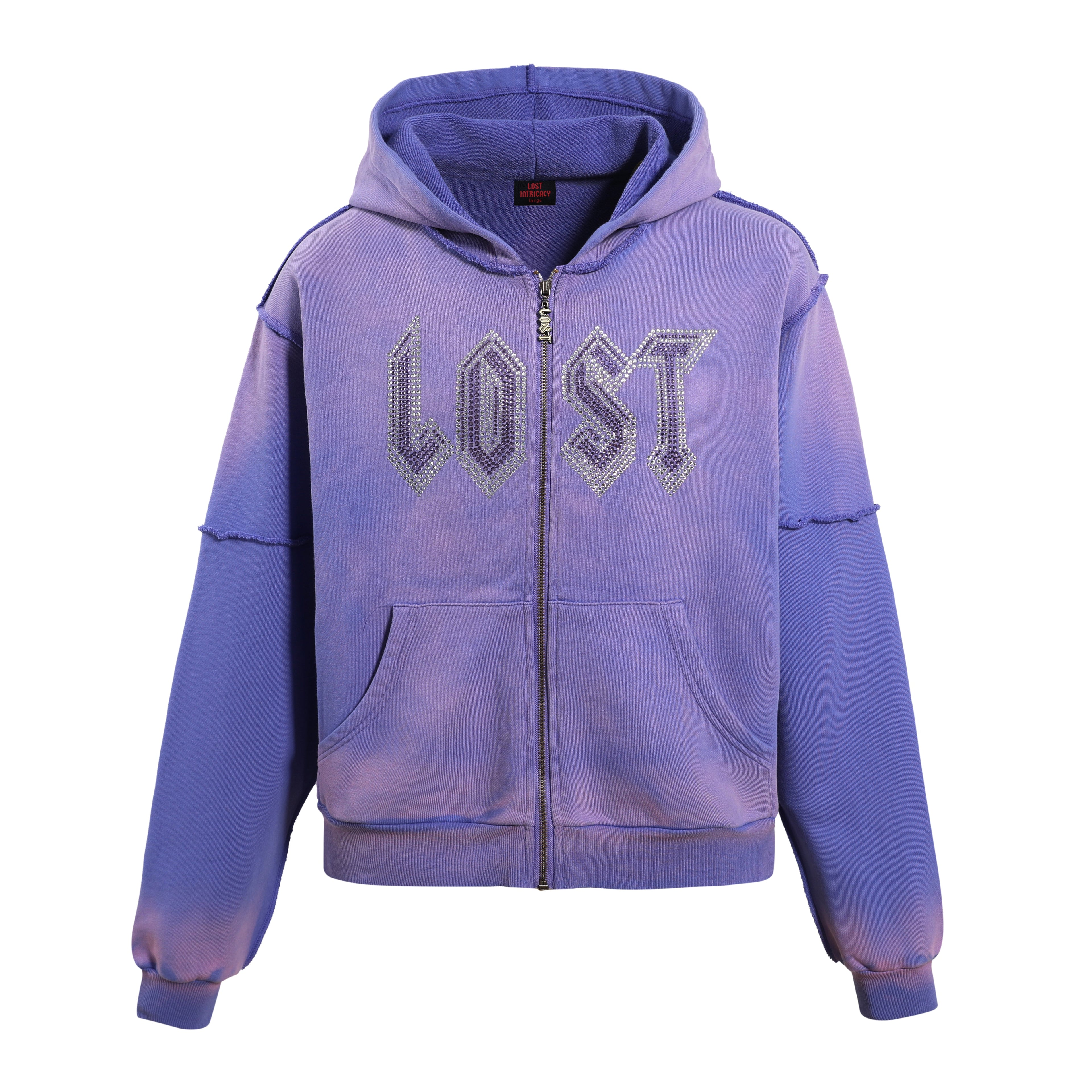 MEN'S PURPLE ZIP UP