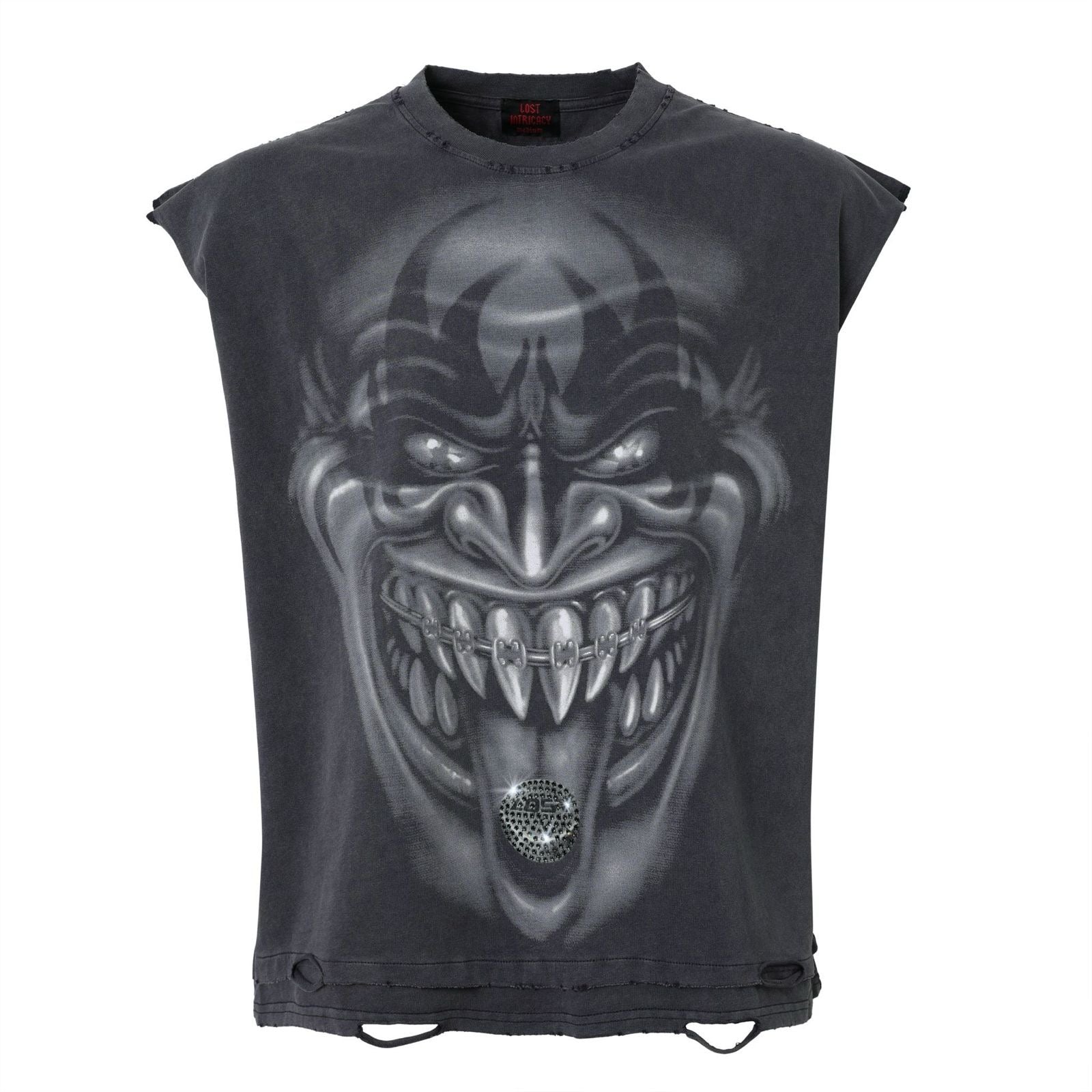Twisted Signal Sleeveless T-Shirt