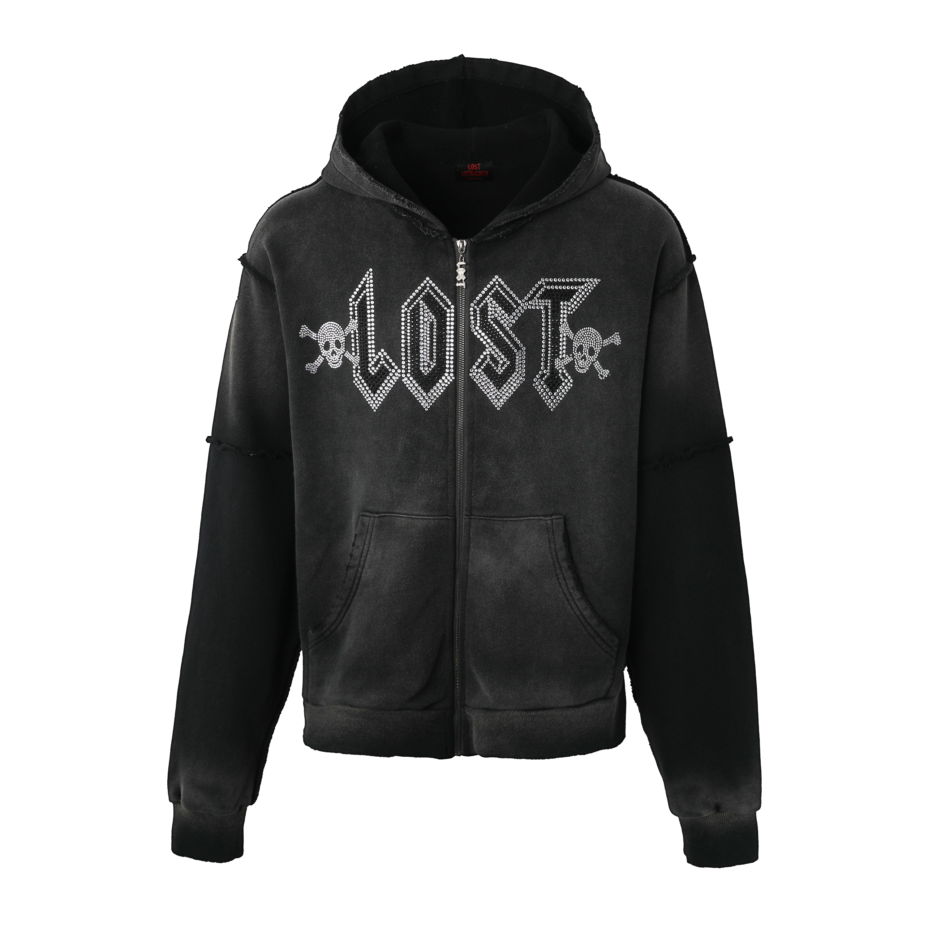 Men's Black Zip Up