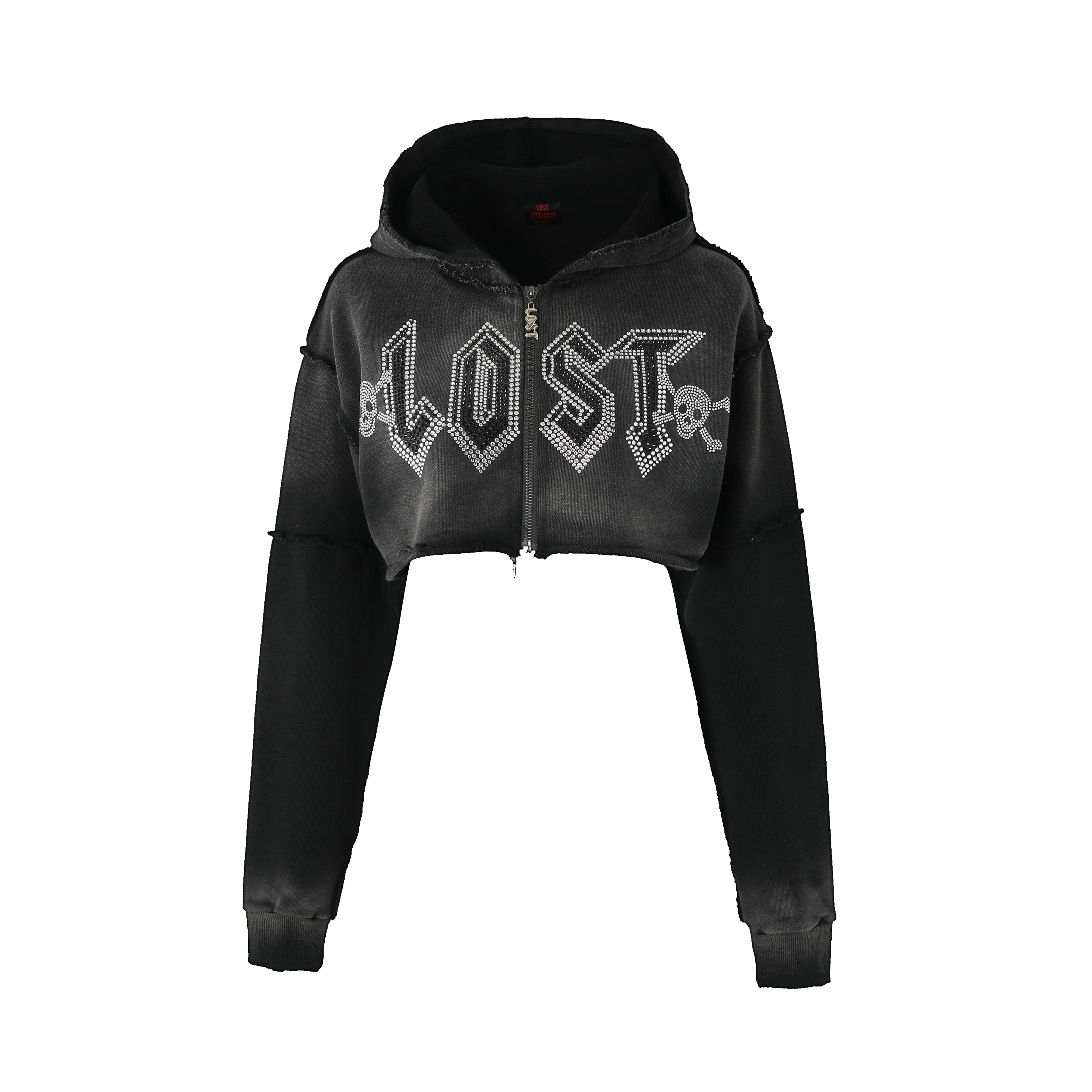 Women's Black Zip Up